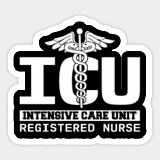 Icu Registered Nurse Intensive Care Unit Rn Staff Uniform Sticker